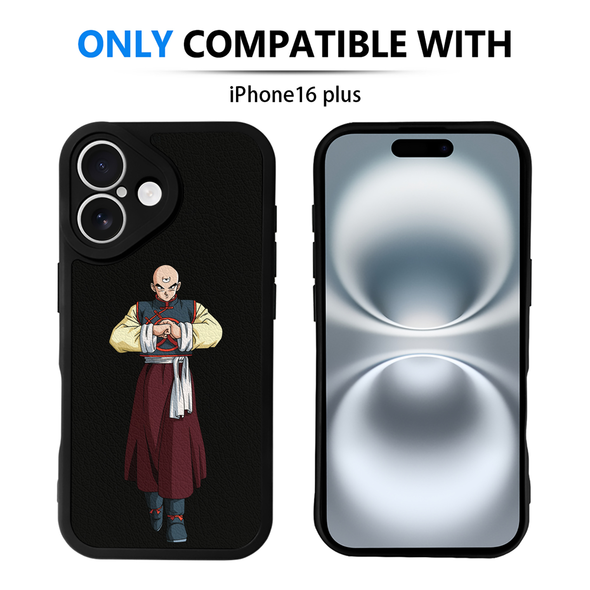 （画像用） ドラゴンボール DRAGON BALL 【iPhone 16シリーズ対応】シリコンスマホケース（レザー調） 材質：シリコン